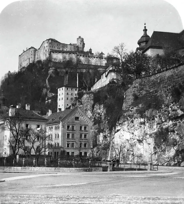 Framed Print : Nonnberg Abbey, Salzburg, Austria, c1900. Artist: Wurthle & Sons Framed Print : Nonnberg Abbey, Salzburg, Austria, c1900. Artist: Wurthle & Sons