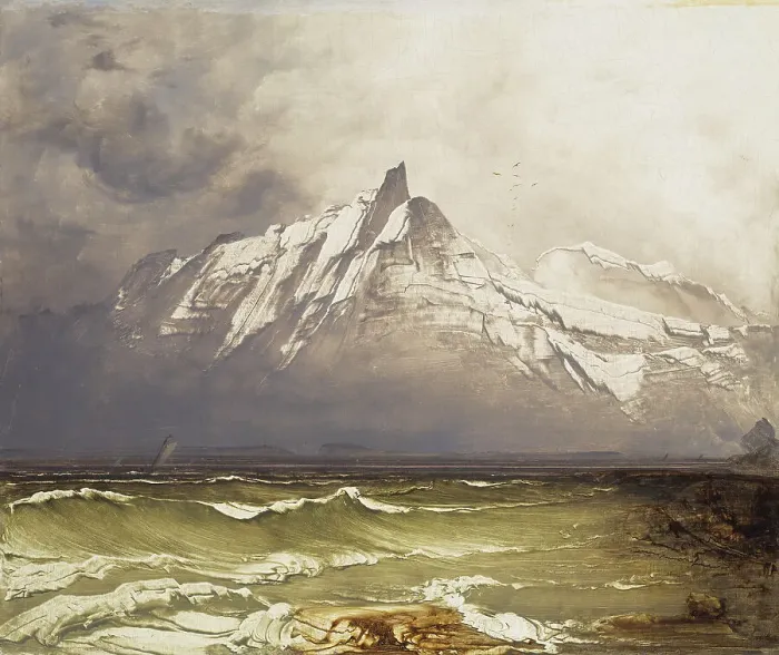 Framed Print : From Nordland. Creator: Peder Balke Framed Print : From Nordland. Creator: Peder Balke