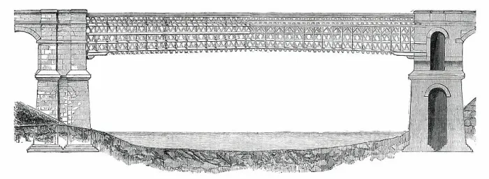 Framed Print : Nore Viaduct, Waterford and Kilkenny Railway, 1850. Creator: Unknown Framed Print : Nore Viaduct, Waterford and Kilkenny Railway, 1850. Creator: Unknown