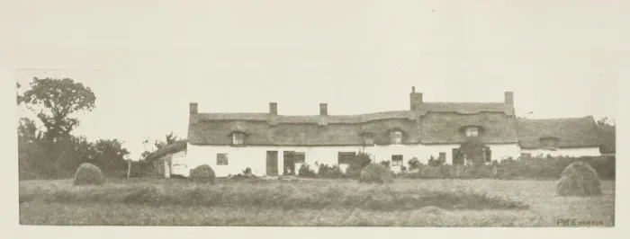 Framed Print : Norfolk Cottages, c. 1883  /  87, printed 1888. Creator: Peter Henry Emerson