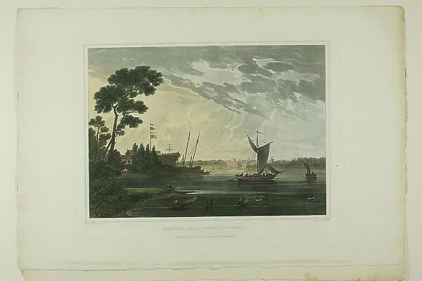 Norfolk; From Gosport, Virginia, plate five of the second number of Picturesque Views o... 1819 / 21. Creator: John Hill