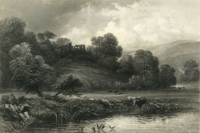 Framed Print : Norham Castle, c1870