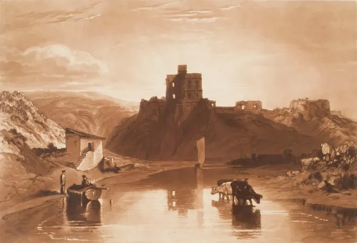 Framed Print : Norham Castle, January 1, 1816. Creator: JMW Turner Framed Print : Norham Castle, January 1, 1816. Creator: JMW Turner
