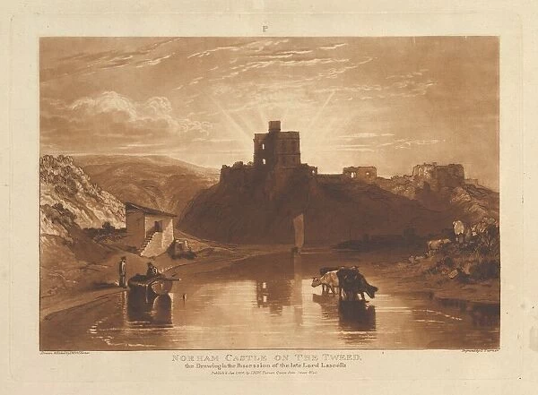 Norham Castle on the Tweed (Liber Studiorum, part XII, plate 57), January 1, 1816