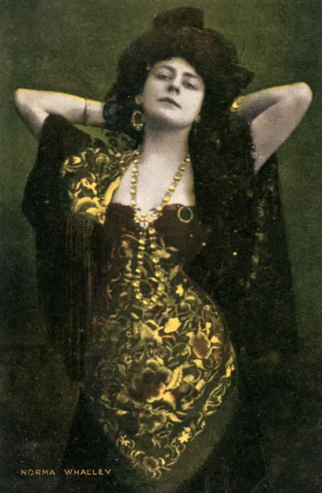 Framed Print : Norma Whalley, Australian actress, early 20th century. Artist: Miller and Lang Framed Print : Norma Whalley, Australian actress, early 20th century. Artist: Miller and Lang