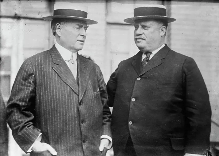 Framed Print : Norman Mack, Robert Crain, 1912. Creator: Bain News Service Framed Print : Norman Mack, Robert Crain, 1912. Creator: Bain News Service