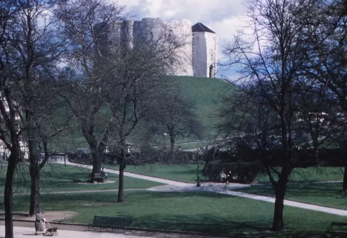 Framed Print : Norman Motte and Bailey, Cliffords Tower, York, c1960. Artist: CM Dixon Framed Print : Norman Motte and Bailey, Cliffords Tower, York, c1960. Artist: CM Dixon