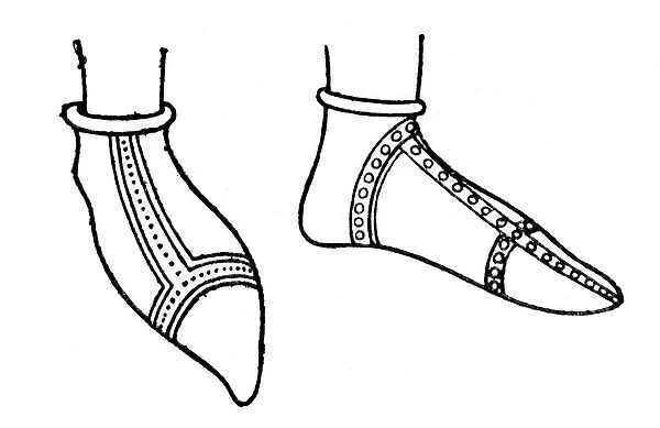 Norman shoes, (1910)