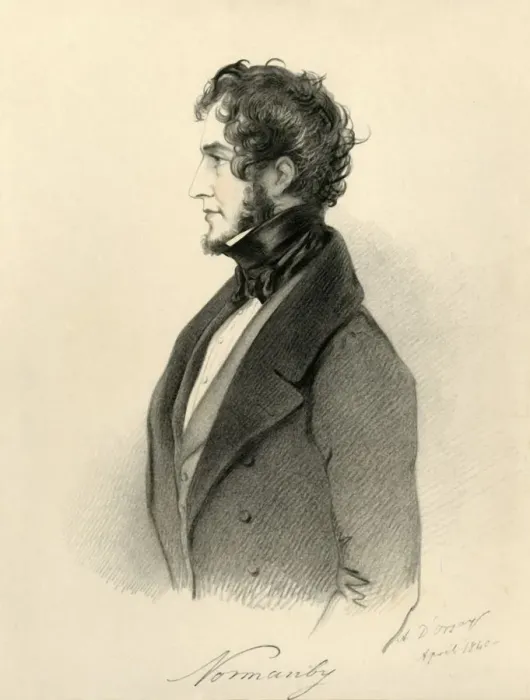Framed Print : Normanby, 1840. Creator: Richard James Lane Framed Print : Normanby, 1840. Creator: Richard James Lane