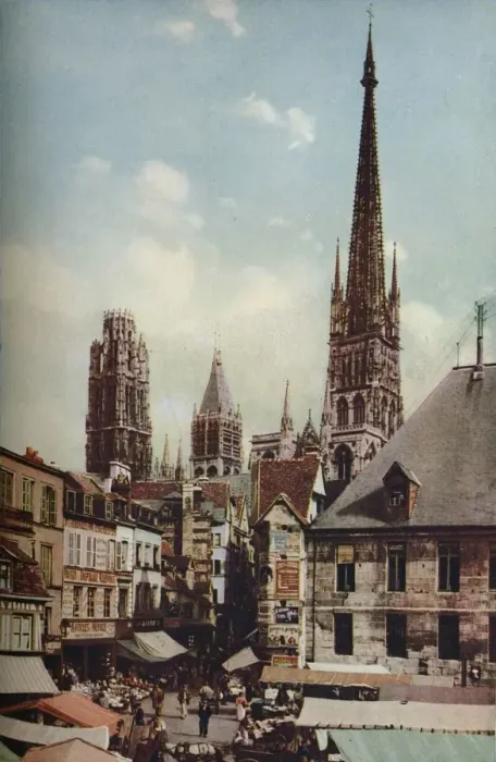 Framed Print : Normandy, c1930s. Artist: Donald McLeish Framed Print : Normandy, c1930s. Artist: Donald McLeish