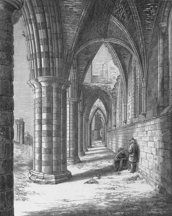 Framed Print : North Aisle, Whitby Abbey, c1880, (1897). Artist: Alexander Francis Lydon Framed Print : North Aisle, Whitby Abbey, c1880, (1897). Artist: Alexander Francis Lydon