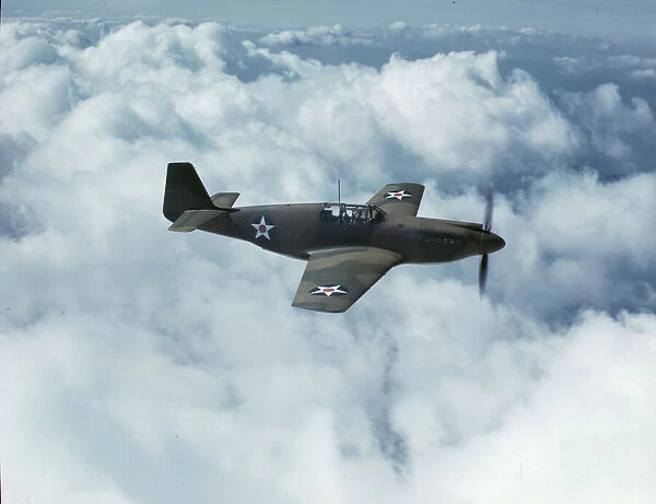 North Americans P-51 Mustang Fighter... North American Aviation, Inc. Inglewood, Calif. 1942. Creator: Mark Sherwood