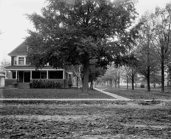 Framed Print : North Ave. Mt. Clemens, between 1880 and 1899. Creator: Unknown Framed Print : North Ave. Mt. Clemens, between 1880 and 1899. Creator: Unknown