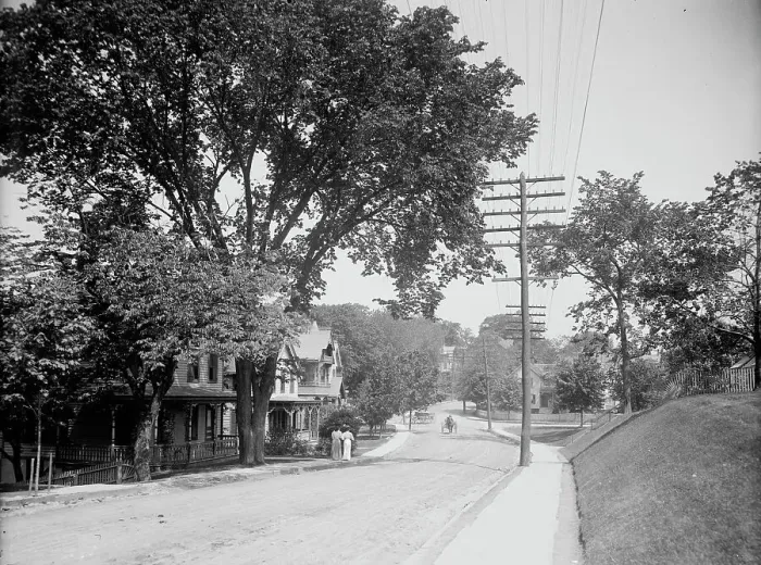 Framed Print : North Avenue, Fishkill-On-Hudson, N.Y. c1907. Creator: Unknown Framed Print : North Avenue, Fishkill-On-Hudson, N.Y. c1907. Creator: Unknown