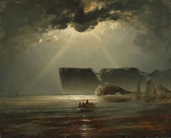 Framed Print : At North Cape, c. 1840. Creator: Balke, Peder (1804-1887) Framed Print : At North Cape, c. 1840. Creator: Balke, Peder (1804-1887)