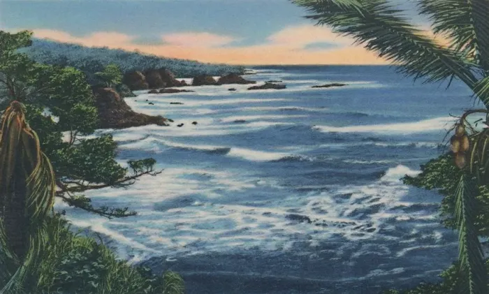 Framed Print : North Coast, Trinidad, B. W. I. c1940s. Creator: Unknown Framed Print : North Coast, Trinidad, B. W. I. c1940s. Creator: Unknown