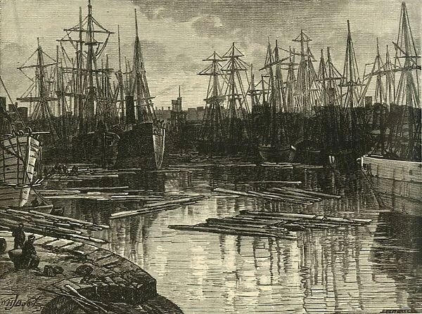 North Dock, Swansea, 1898. Creator: Unknown