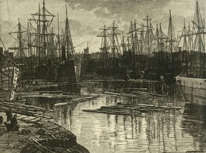 Framed Print : North Dock, Swansea, 1898. Creator: Unknown Framed Print : North Dock, Swansea, 1898. Creator: Unknown
