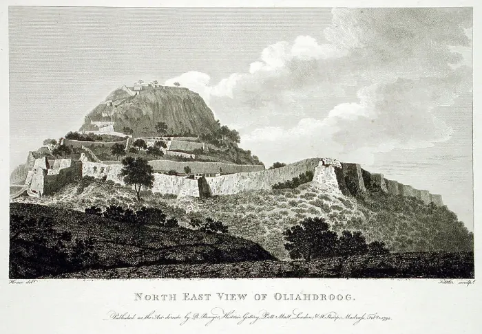 Framed Print : North East View of Oliahdroog, 1794. Creator: Robert Home Framed Print : North East View of Oliahdroog, 1794. Creator: Robert Home