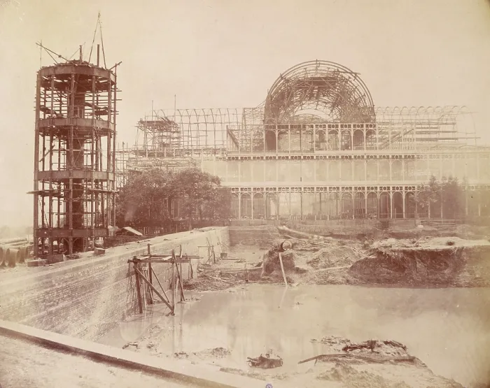 Framed Print : The North end of the Building from the Reservoir, Crystal Palace, Sydenham, 1852-1854 Framed Print : The North end of the Building from the Reservoir, Crystal Palace, Sydenham, 1852-1854