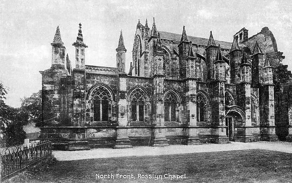 North front, Rosslyn Chapel, Midlothian, Scotland, 20th century