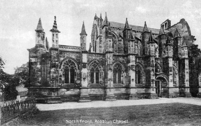 Framed Print : North front, Rosslyn Chapel, Midlothian, Scotland, 20th century Framed Print : North front, Rosslyn Chapel, Midlothian, Scotland, 20th century