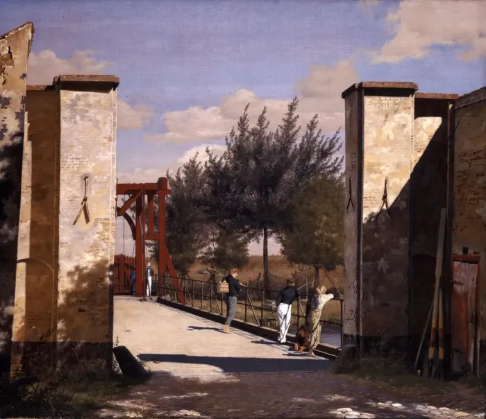 Framed Print : The North Gate of the Citadel, 1834. Artist: Kobke, Christen Schiellerup (1810-1848) Framed Print : The North Gate of the Citadel, 1834. Artist: Kobke, Christen Schiellerup (1810-1848)
