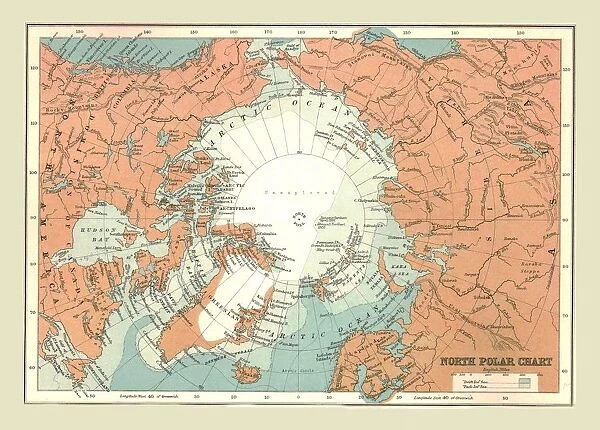 North Polar Chart, 1902. Creator: Unknown