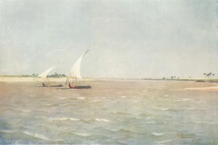 Framed Print : North Wind on the Upper Nile, c1880, (1904). Artist: Robert George Talbot Kelly Framed Print : North Wind on the Upper Nile, c1880, (1904). Artist: Robert George Talbot Kelly