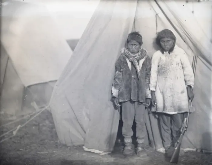 Framed Print : Northern Alaska Exploring Expedition, 1884-1886. Creator: Unknown Framed Print : Northern Alaska Exploring Expedition, 1884-1886. Creator: Unknown