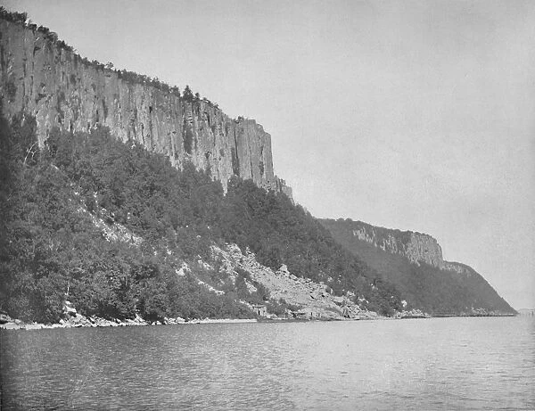 Northern End of Palisades, Hudson River, c1897. Creator: Unknown