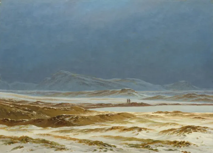 Framed Print : Northern Landscape, Spring, c. 1825. Creator: Caspar David Friedrich Framed Print : Northern Landscape, Spring, c. 1825. Creator: Caspar David Friedrich