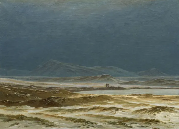 Framed Print : Northern Landscape, Spring, ca 1825. Artist: Friedrich, Caspar David (1774-1840) Framed Print : Northern Landscape, Spring, ca 1825. Artist: Friedrich, Caspar David (1774-1840)