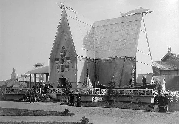Northern Pavilion, the All-Russia Exhibition, Nizhny Novgorod, Russia, 1896. Artist: Maxim Dmitriev