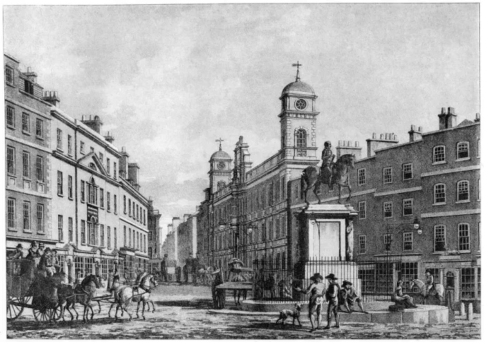 Framed Print : Northumberland House, Charing Cross, 18th century, (1908)