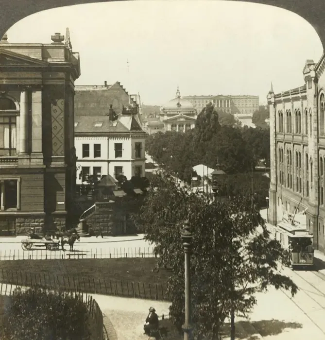 Framed Print : Norways fine Capital City, Christiania, Norway, c1905. Creator: Unknown Framed Print : Norways fine Capital City, Christiania, Norway, c1905. Creator: Unknown