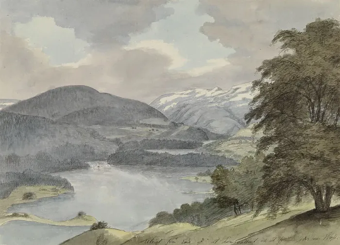Framed Print : Norwegian Mountain Landscape, c1810s-1830s. Creator: Wilhelm Maximilian Carpelan