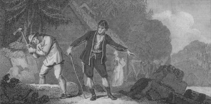 Framed Print : Norwegians, 1788. Artist: J Thornthwaite Framed Print : Norwegians, 1788. Artist: J Thornthwaite