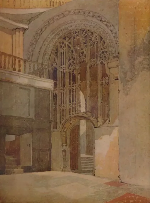 Framed Print : In Norwich Cathedral, 1923. Artist: John Sell Cotman Framed Print : In Norwich Cathedral, 1923. Artist: John Sell Cotman