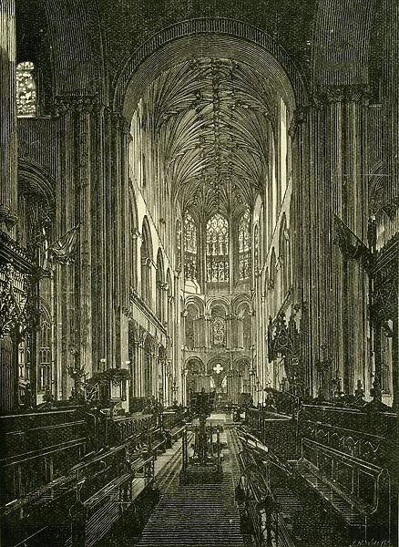 Norwich Cathedral. The Choir, Looking East, 1898. Creator: Unknown