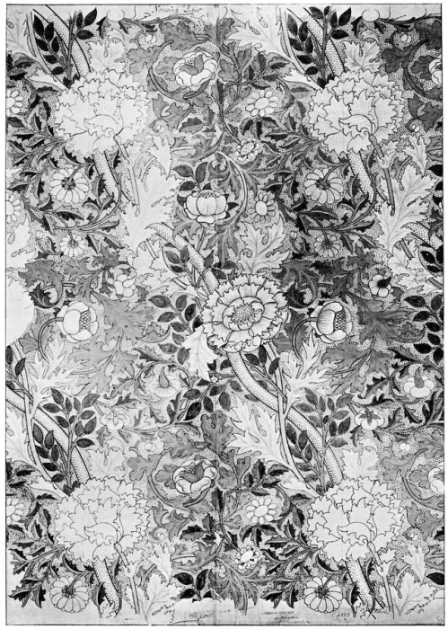 Framed Print : Norwich pattern wallpaper, 1889 (1934). Artist: William Morris Framed Print : Norwich pattern wallpaper, 1889 (1934). Artist: William Morris