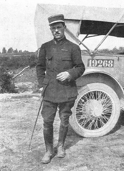 Nos Aviateurs; l'adjudant Maxime Lenoir, 1916. Creator: Unknown