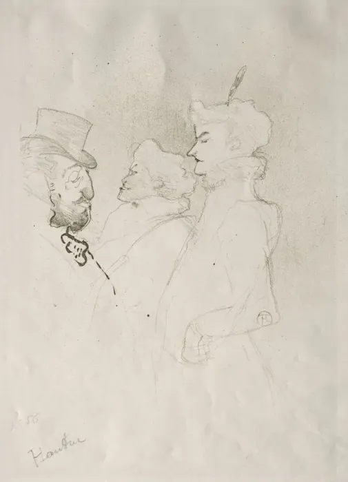 Framed Print : Why Not? Once Does Not Constitute a Habit, 1893. Creator: Henri de Toulouse-Lautrec (French Framed Print : Why Not? Once Does Not Constitute a Habit, 1893. Creator: Henri de Toulouse-Lautrec (French
