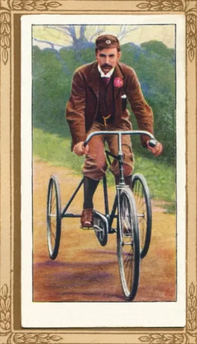 Framed Print : A Notable Tricyclist - F. T. Bidlake, 1939 Framed Print : A Notable Tricyclist - F. T. Bidlake, 1939