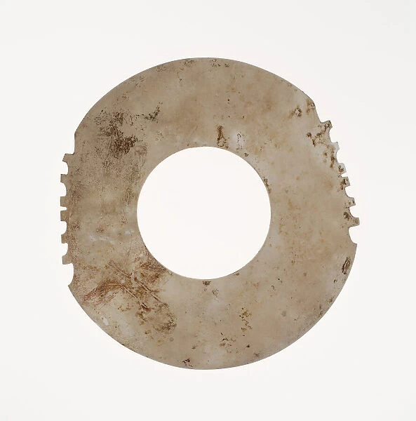 Notched Disc, Shang dynasty (c. 1600-1046 B. C. ). Creator: Unknown
