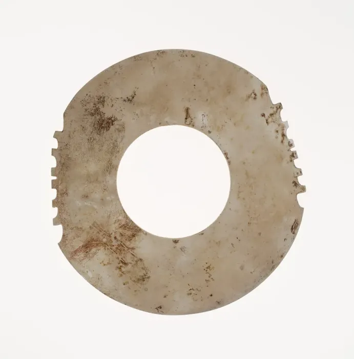 Framed Print : Notched Disc, Shang dynasty (c. 1600-1046 B. C. ). Creator: Unknown Framed Print : Notched Disc, Shang dynasty (c. 1600-1046 B. C. ). Creator: Unknown