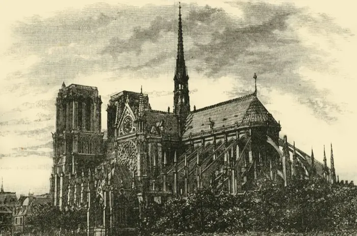 Framed Print : Notre Dame, 1890. Creator: Unknown Framed Print : Notre Dame, 1890. Creator: Unknown