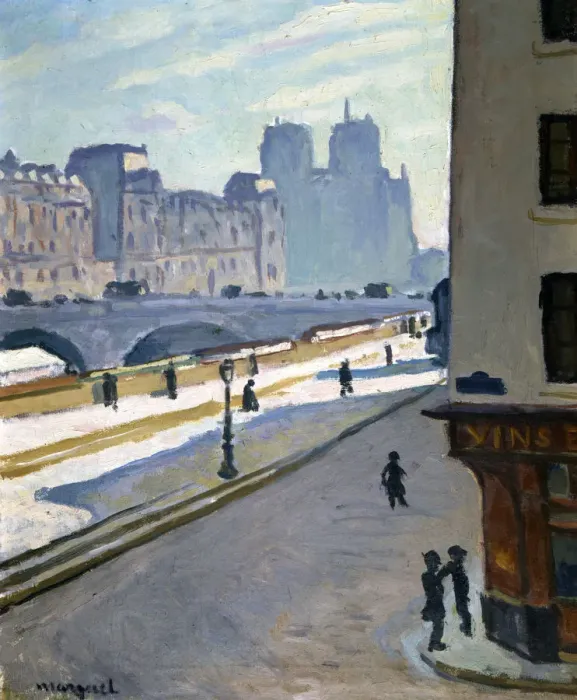 Framed Print : Notre Dame, 1904. Artist: Albert Marquet Framed Print : Notre Dame, 1904. Artist: Albert Marquet
