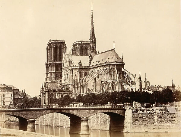 Notre-Dame (Abside), 1860s. Creator: Edouard Baldus
