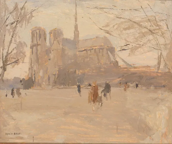 Framed Print : Notre Dame no. II, n. d. Creator: Frank Edwin Scott Framed Print : Notre Dame no. II, n. d. Creator: Frank Edwin Scott